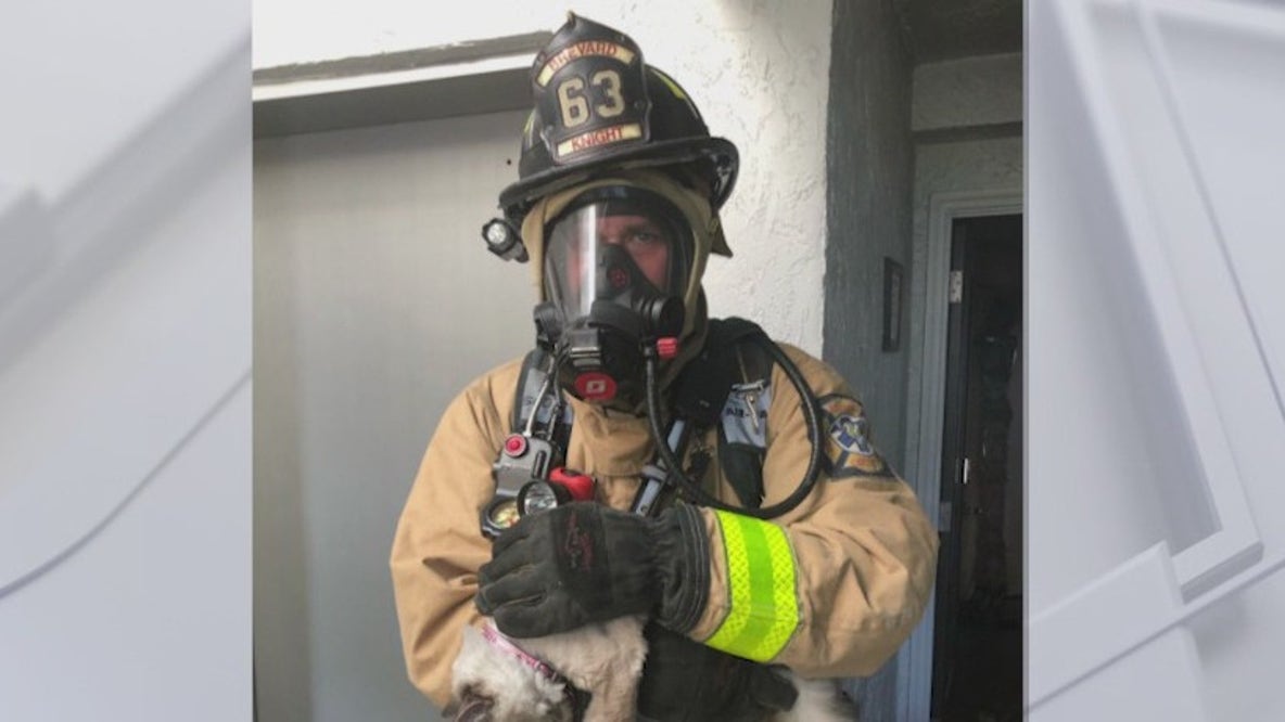 Brevard County firefighters knock down kitchen fire
